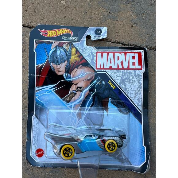 Marvel Hot Wheels Thor and Rocket Cars - Picture 7 of 10